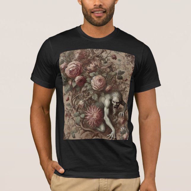 Muskelminne – gotisk kroppskonst t shirt (Framsida)