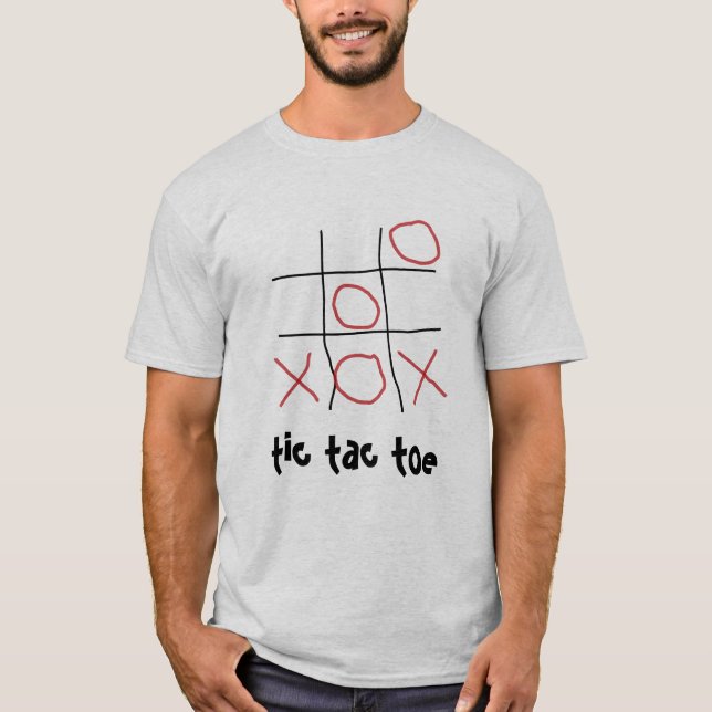 muskelryckningtac-toe t shirt (Framsida)
