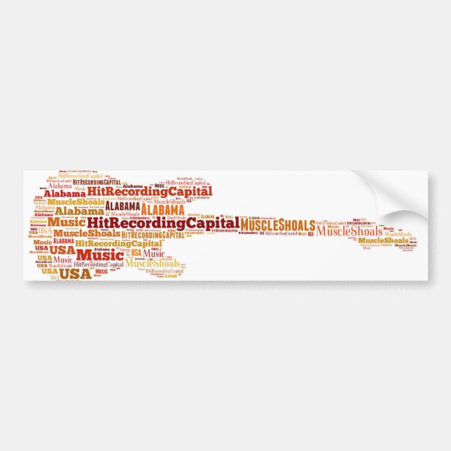 Muskelstim, Alabama Bildekal (Framsidan)