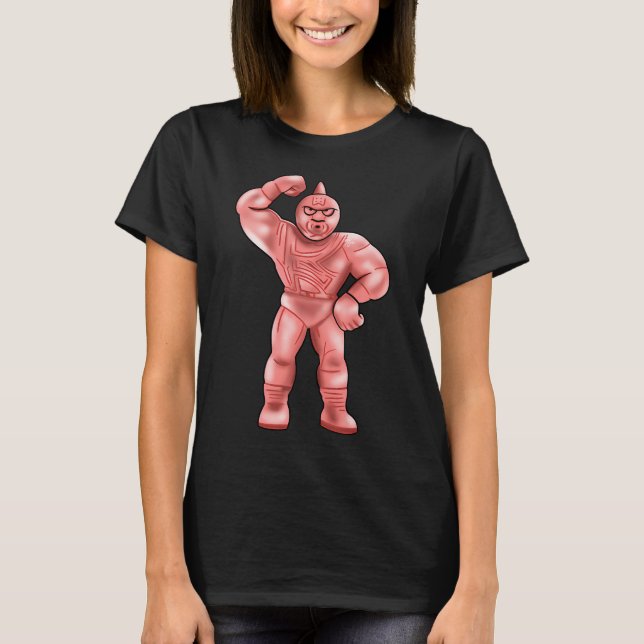 Muskeltjej T Shirt (Framsida)