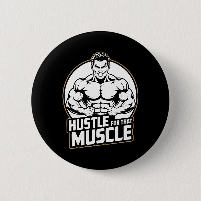 Muskelträningsfack Bodybuilding Weight Lyft Knapp (Framsida)