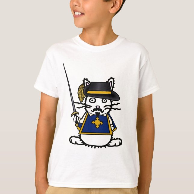 Musketeerkanin T Shirt (Framsida)