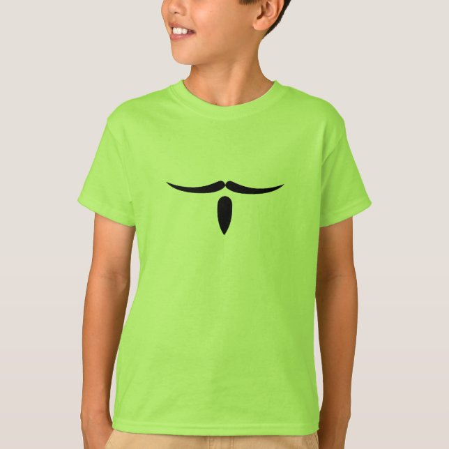 Musketeermustasch Tee (Framsida)