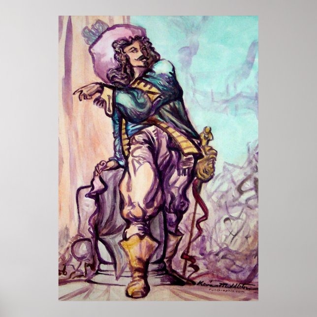 Musketerliten Poster (Framsidan)