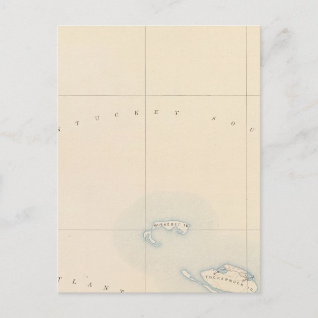 Muskget, Massachusetts Vykort (Framsida)