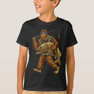 Muskie Fishing Bigfoot Musky Hunting Fishermen 1 T Shirt