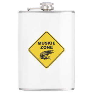 Muskie Fishing Zon Sign Fickplunta