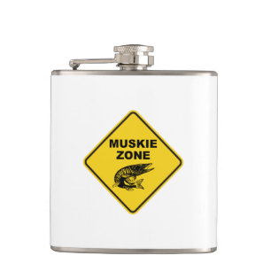 Muskie Fishing Zon Sign Fickplunta