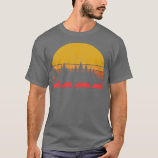 Muskie Gräs Forest Treeline Muskie Fishing T Shirt