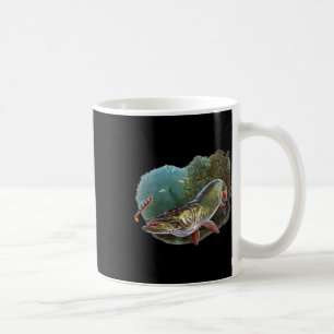 Muskie Hunter Musky Fisherman Flygfiske Lure Nov Kaffemugg