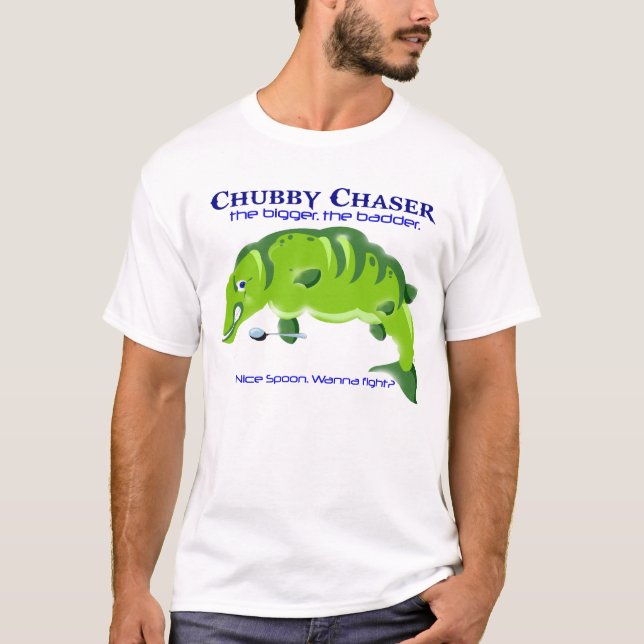 Muskie knubbig eftersläckareT-tröja T-shirt (Framsida)