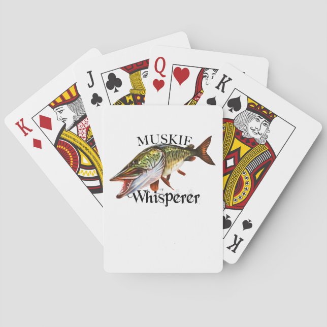 Muskie Whisperer Casinokort (Baksidan)