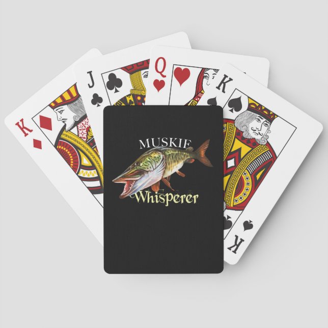 Muskie Whisperer Casinokort (Baksidan)