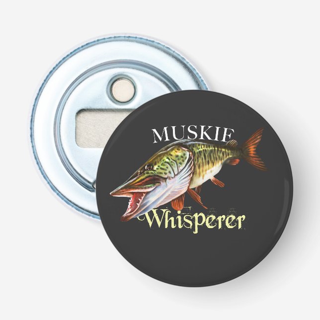 Muskie Whisperer Flasköppnare (Framsidan)