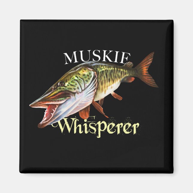Muskie Whisperer Magnet (Framsidan)