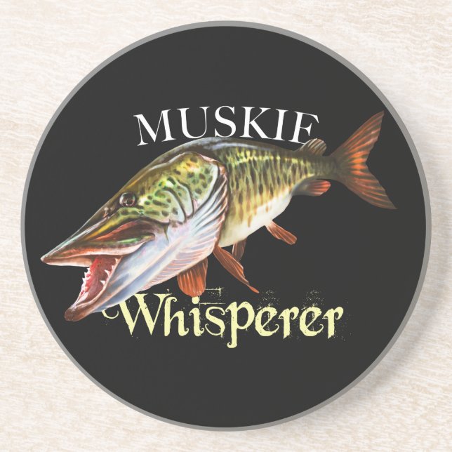 Muskie Whisperer Underlägg (Framsidan)
