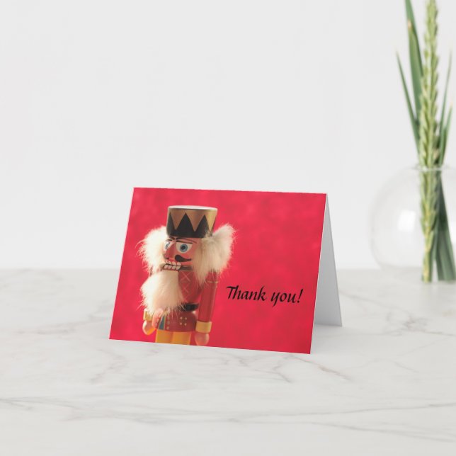 muskler på rött tackkort (Framsida)