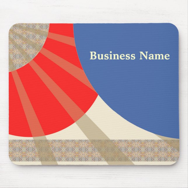 Musknapp i abstrakt design musmatta (Framsidan)