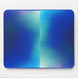 Musknapp med blå och turkos-design musmatta