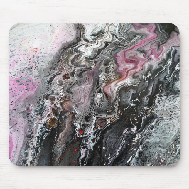 Musknapp med konsdesign musmatta (Framsidan)