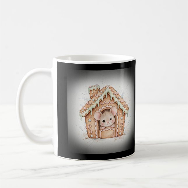 Muskoffer av pepparkakshus kaffemugg (Vänster)