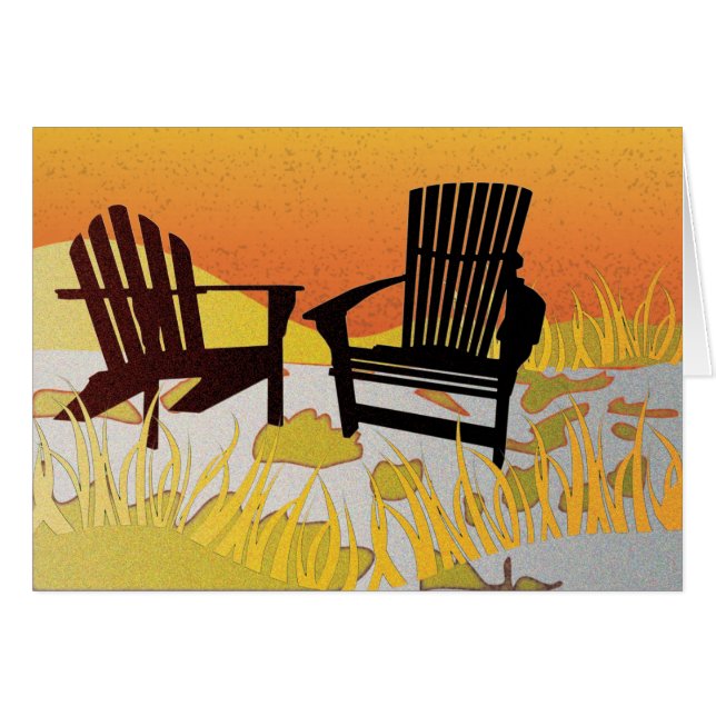 Muskoka Autumn Hälsningskort (Framsidan Horizontal)