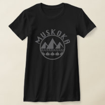 Muskoka Design - Kvinnor Bella+Canvas Slim Fit T-S