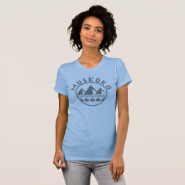 Muskoka Design - Kvinnor Bella+Canvas Slim Fit T-S T Shirt