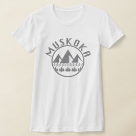 Muskoka Design - Kvinnor Bella+Canvas Slim Fit T-S T Shirt