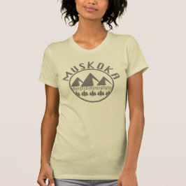Muskoka Design - Kvinnor Bella+Canvas Slim Fit T-S T Shirt