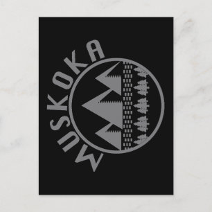 Muskoka Design - Square Stickers Vykort