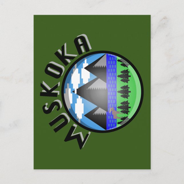 Muskoka Design - vykort (Framsida)