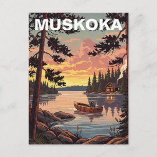 Muskoka Ontario Kanada Vykort
