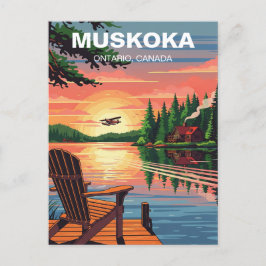 Muskoka Ontario Kanada Vykort
