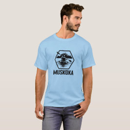 Muskoka Ontario Kayaker - Manar Basic T-Shirt