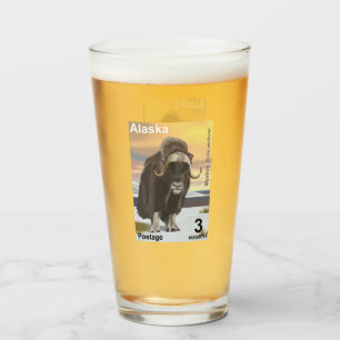 Muskox - Alaska Postage Glaskopp