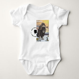 Muskox Frimärke Souvenir Tröja
