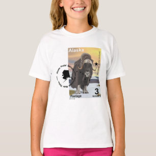 Muskox Frimärke Souvenir Tröja