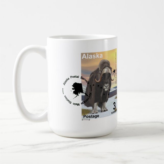 Muskox Souvenir Kaffemugg (Vänster)