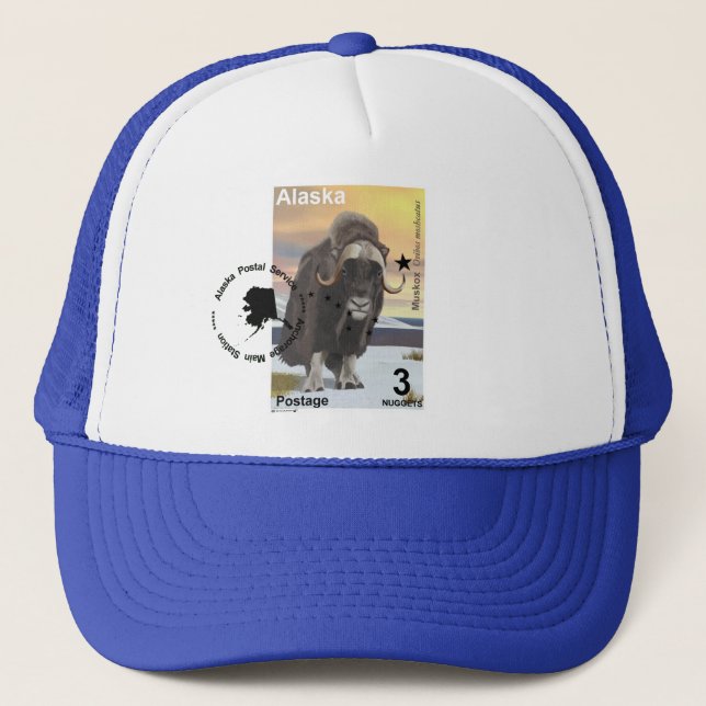 Muskox Souvenir Truckerkeps (Framsida)