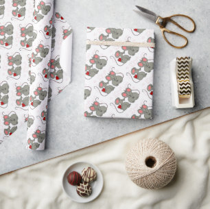 Muskrat Kärlek Gift Wrap Presentpapper