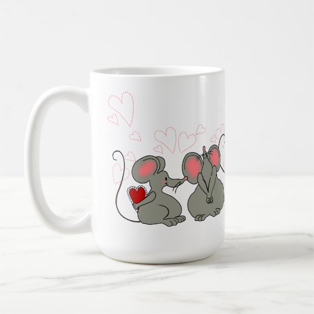Muskrat Kärlek-kaffe Mugg (Vänster)