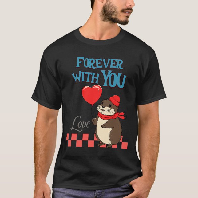 Muskrat Love Forever With You  T Shirt (Framsida)