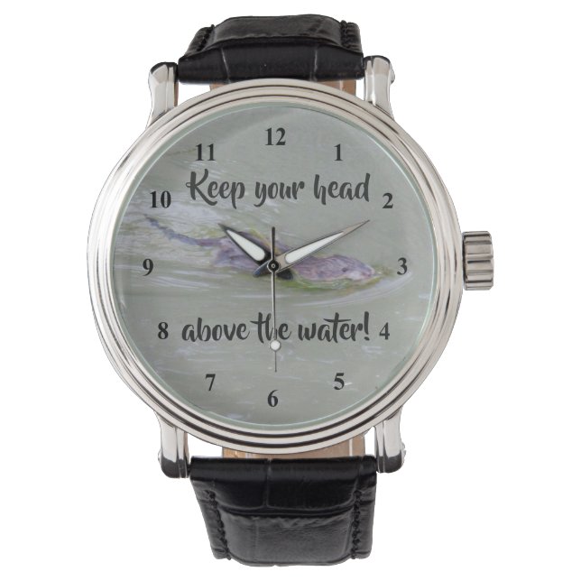 Muskrat Motivation Watch Armbandsur (Framsida)