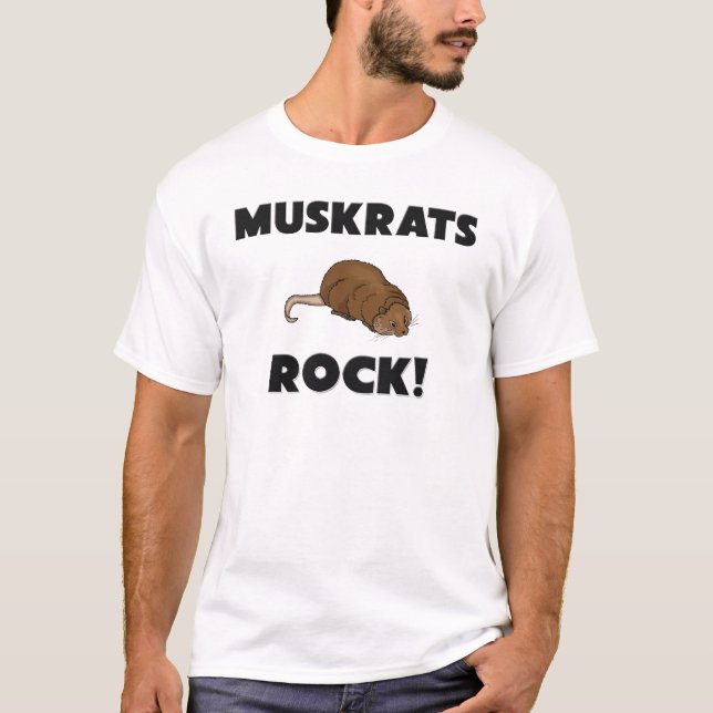 Muskrats Sten Tee (Framsida)