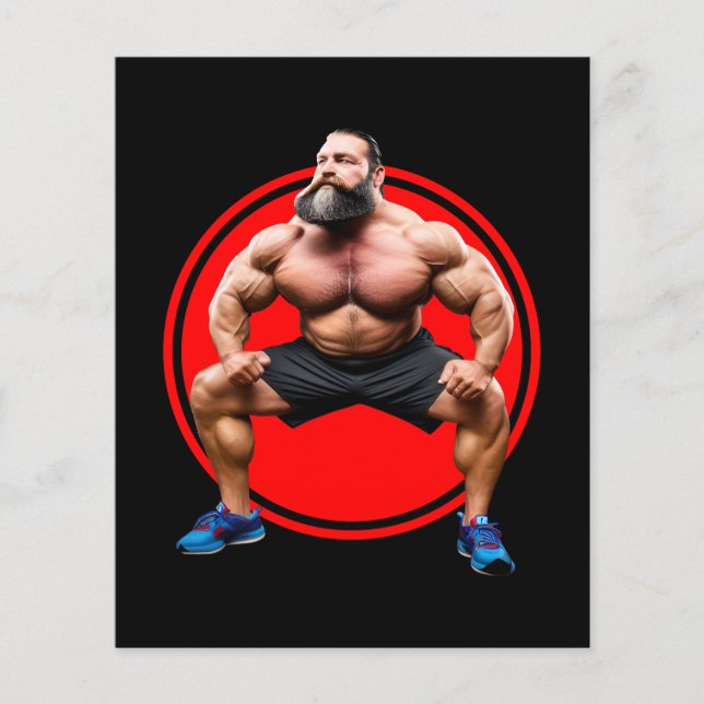 Muskulär bojkott flygblad (Framsidan)