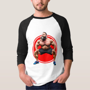 Muskulär bojkott t shirt