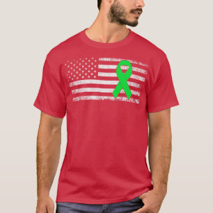 Muskulär dystrofi Awareness Classic American Flagg T Shirt