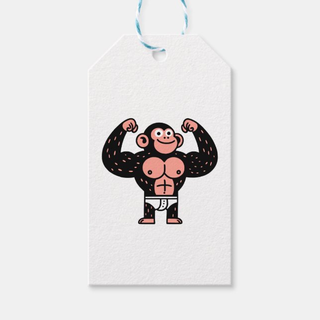 Muskulär Presentetikett (Framsidan)