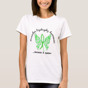 Muskulös Dystrophy för Grungetatueringfjäril 6, Tee Shirt